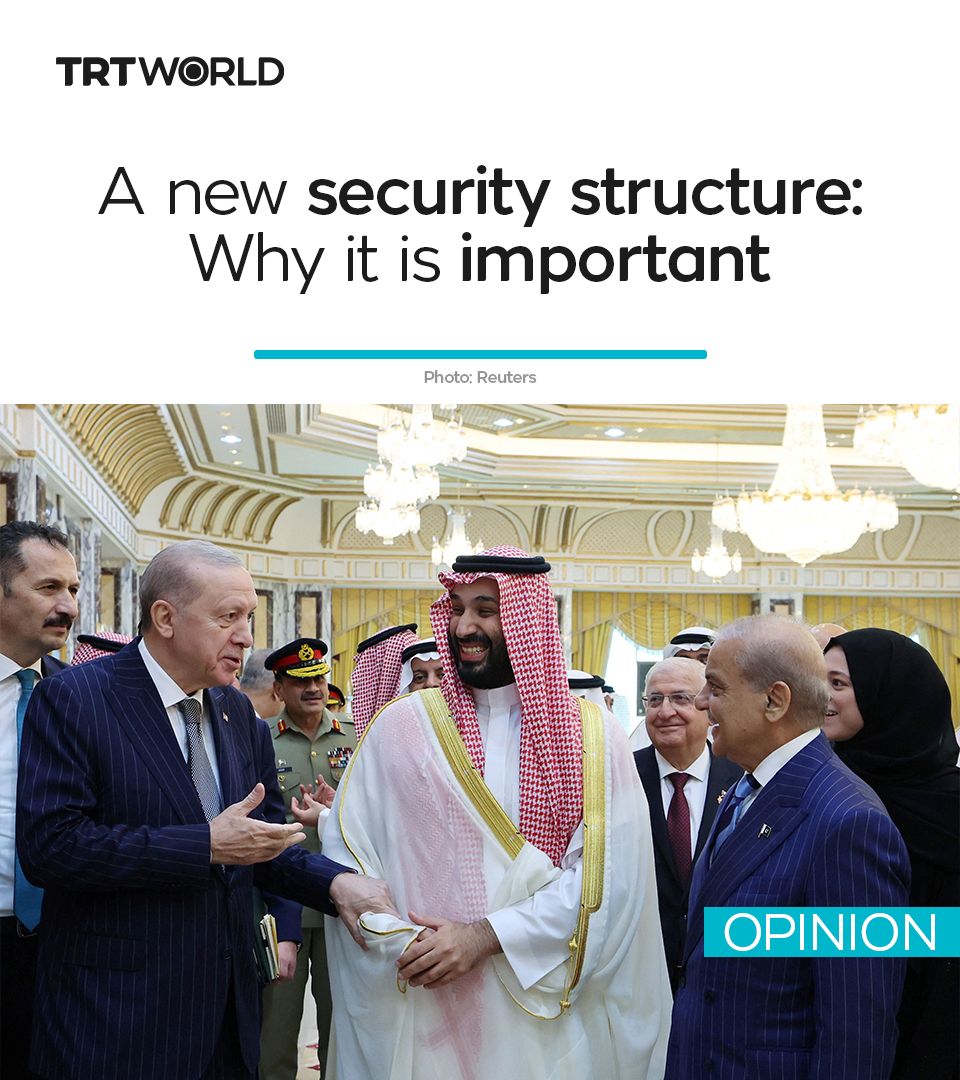 trtworld's tweet photo. By introducing a geographic dimension to Middle Eastern security, the Türkiye-Saudi Arabia-Pakistan framework transcends regional boundaries by creating an Anatolia-Arabian Peninsula-South Asia axis.

Opinion | Sabena Siddiqui
🔗 https://t.co/lFkPxeBk6b https://t.co/PzR6eCrurf
