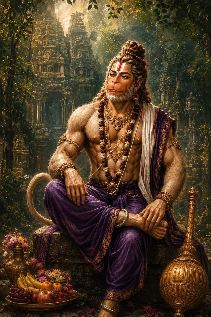 Devine_Sanathan's tweet photo. Whenever I feel afraid or not full of mind or feeling agony. My only relief is 

జయ హనుమాన జ్ఞాన గుణ సాగర ।
జయ కపీశ తిహుఁ లోక ఉజాగర ॥
రామదూత అతులిత బల ధామా ।
అంజని పుత్ర పవనసుత నామా ॥
మహాబీర బిక్రమ బజరంగీ ।
కుమతి నివార సుమతి కే సంగీ ॥
కంచన బరన బిరాజ సుబేసా ।
కానన కుండల కుంచిత కేసా ॥
హాథ బజ్ర ఔ ధ్వజా బిరాజై ।
కాంధే మూంజ జనేఊ సాజై ॥
శంకర సువన కేసరీ నందన ।
తేజ ప్రతాప మహా జగ బందన ॥
విద్యావాన గునీ అతి చాతుర ।
రామ కాజ కరిబే కో ఆతుర ॥
ప్రభు చరిత్ర సునిబే కో రసియా ।
రామ లఖన సీతా మన బసియా ॥
సూక్ష్మ రూప ధరి సియహిఁ దిఖావా ।
బికట రూప ధరి లంక జరావా ॥
భీమ రూప ధరి అసుర సంహారే ।
రామచంద్ర కే కాజ సంవారే ॥
లాయ సజీవన లఖన జియాయే ।
శ్రీరఘుబీర హరషి ఉర లాయే ॥
రఘుపతి కీన్హీ బహుత బడాయీ ।
తుమ మమ ప్రియ భరతహి సమ భాయీ ॥
సహస బదన తుమ్హరో జస గావై ।
అస కహి శ్రీపతి కంఠ లగావై ॥
సనకాదిక బ్రహ్మాది మునీసా ।
నారద సారద సహిత అహీసా ॥
జమ కుబేర దిగపాల జహాఁ తే ।
కవి కోవిద కహి సకే కహాఁ తే ॥
తుమ ఉపకార సుగ్రీవహిం కీన్హా ।
రామ మిలాయ రాజ పద దీన్హా ॥
తుమ్హరో మంత్ర బిభీషణ మానా ।
లంకేశ్వర భయే సబ జగ జానా ॥
జుగ సహస్ర యోజన పర భానూ ।
లీల్యో తాహి మధుర ఫల జానూ ॥
ప్రభు ముద్రికా మేలి ముఖ మాహీ ।
జలధి లాంఘి గయే అచరజ నాహీ ॥
దుర్గమ కాజ జగత కే జేతే ।
సుగమ అనుగ్రహ తుమ్హరే తేతే ॥
రామ దుఆరే తుమ రఖవారే ।
హోత న ఆజ్ఞా బిను పైసారే ॥
సబ సుఖ లహై తుమ్హారీ సరనా ।
తుమ రక్షక కాహూ కో డరనా ॥
ఆపన తేజ సంహారో ఆపై ।
తీనోం లోక హాంక తే కాంపై ॥
భూత పిశాచ నికట నహిం ఆవై ।
మహాబీర జబ నామ సునావై ॥
నాసై రోగ హరై సబ పీరా ।
జపత నిరంతర హనుమత బీరా ॥
సంకట తే హనుమాన ఛుడావై ।
మన క్రమ బచన ధ్యాన జో లావై ॥
సబ పర రామ తపస్వీ రాజా ।
తిన కే కాజ సకల తుమ సాజా ॥
ఔర మనోరథ జో కోయి లావై ।
సోయి అమిత జీవన ఫల పావై ॥
చారోం జుగ పరతాప తుమ్హారా ।
హై పరసిద్ధ జగత ఉజియారా ॥
సాధు సంత కే తుమ రఖవారే ।
అసుర నికందన రామ దులారే ॥
అష్ట సిద్ధి నవ నిధి కే దాతా ।
అస బర దీన జానకీ మాతా ॥
రామ రసాయన తుమ్హరే పాసా ।
సదా రహో రఘుపతి కే దాసా ॥
తుమ్హరే భజన రామ కో పావై ।
జనమ జనమ కే దుఖ బిసరావై ॥
అంతకాల రఘుబర పుర జాయీ ।
జహాఁ జన్మ హరి భక్త కహాయీ ॥
ఔర దేవతా చిత్త న ధరయీ ।
హనుమత సేయి సర్వ సుఖ కరయీ ॥
సంకట కటై మిటై సబ పీరా ।
జో సుమిరై హనుమత బలబీరా ॥
జై జై జై హనుమాన గోసాయీ ।
కృపా కరహు గురుదేవ కీ నాయీ ॥
జో సత బార పాఠ కర కోయీ ।
ఛూటహి బంది మహా సుఖ హోయీ ॥
జో యహ పఢై హనుమాన్ చాలీసా ।
హోయ సిద్ధి సాఖీ గౌరీశా ॥
తులసీదాస సదా హరి చేరా ।
కీజై నాథ హృదయ మహఁ డేరా ॥

Jai Hanuman🕉️