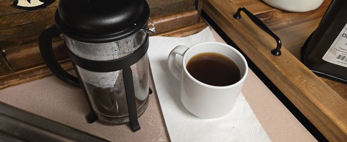 SnatchMickeyG's tweet photo. First time making coffee over K-Slop https://t.co/YrdnIzzJIq