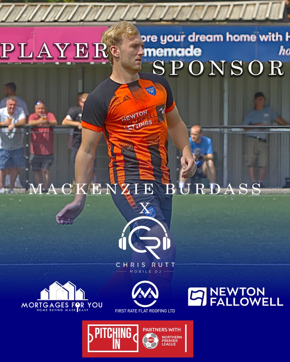 bostontownfc's tweet photo. Player Sponsor:
Mackenzie Burdass🤝Chris Rutt Mobile DJ https://t.co/ImRaTewdvZ