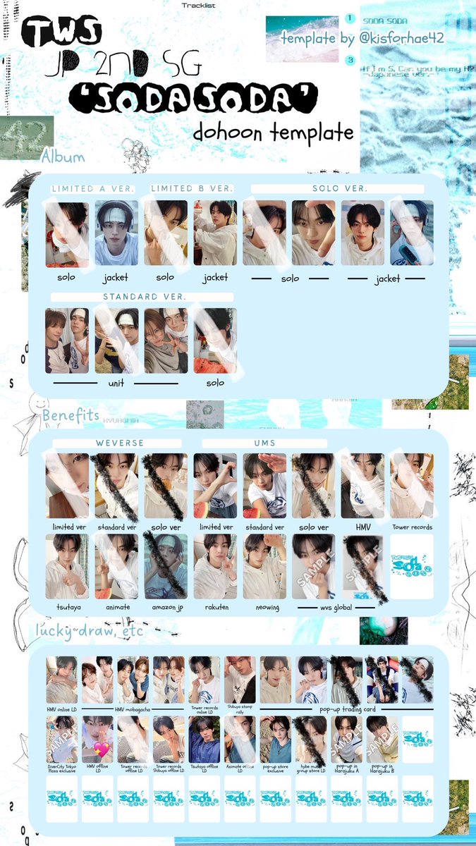 4ru5to_'s tweet photo. TWS SODASODA 交換 封入 店舗特典 ラキドロ

譲     1 . 2枚目

求     3 . 4枚目🦒🐺     💖>>>🩷

黄枠➡️要相談とさせていただきます🍀
未所持トレカが優先ですが所持済でも検討させて頂きます♩

郵送同日発送希望📮
お気軽にお声掛けください🙇🏻‍♀️ https://t.co/RnaecAG1g5