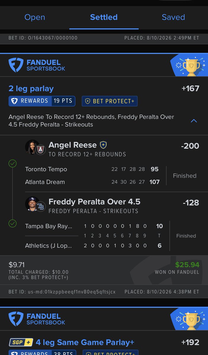 Bridekei's tweet photo. @CodyBrownBets All thanks to you, brother! https://t.co/EfbUKscMru