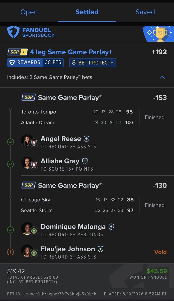 Bridekei's tweet photo. @CodyBrownBets All thanks to you, brother! https://t.co/EfbUKscMru