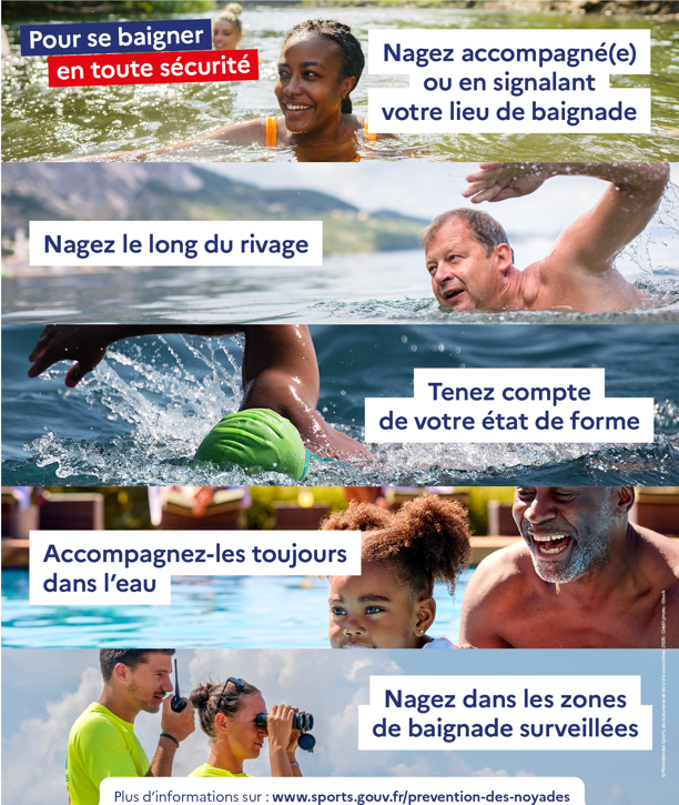 Image de Préfète de la Mayenne - #VigilanceOrange #Canicule 🟠

🏖️ Baignade : adoptez les bons réflexes❗️

☀️ Avec les fortes chaleu