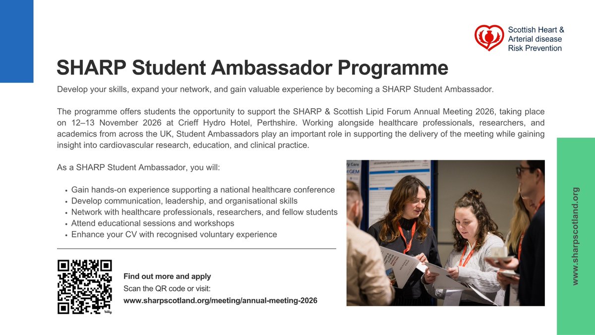 PCIssuesAnswers's tweet photo. Attention all Scottish healthcare students, did you know you can become an @SHARPScotland Student Ambassador and develop your skills while expanding your network? Take a look below and see how this might help you. @Gpnsnn @DNStudentNurse https://t.co/ZNXaFhXJY4