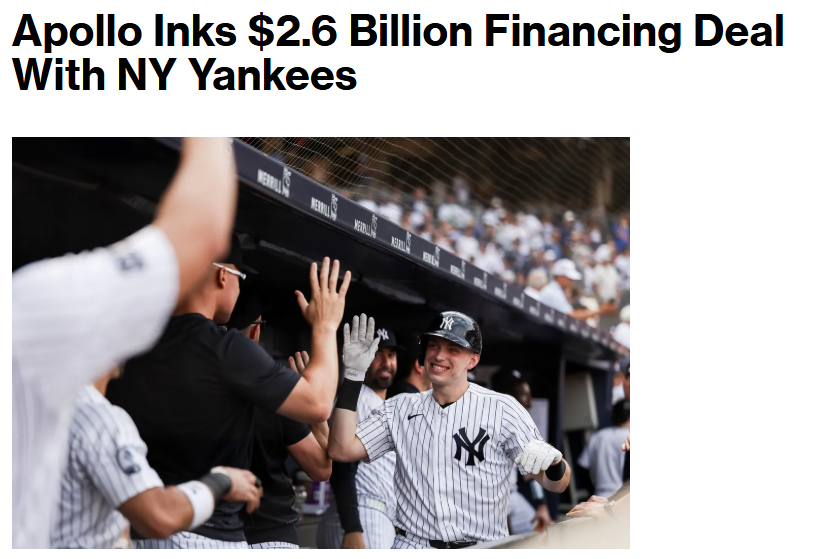 thepaynetrade's tweet photo. "Sportico values the franchise [Yankees] at more than $9 billion"

The inefficiencies in Private Markets will always be there. Seattle Seahawks just sold for $9.6 billion. 

NO WAY the Seattle Seahawks are worth the same as the New York Yankees.