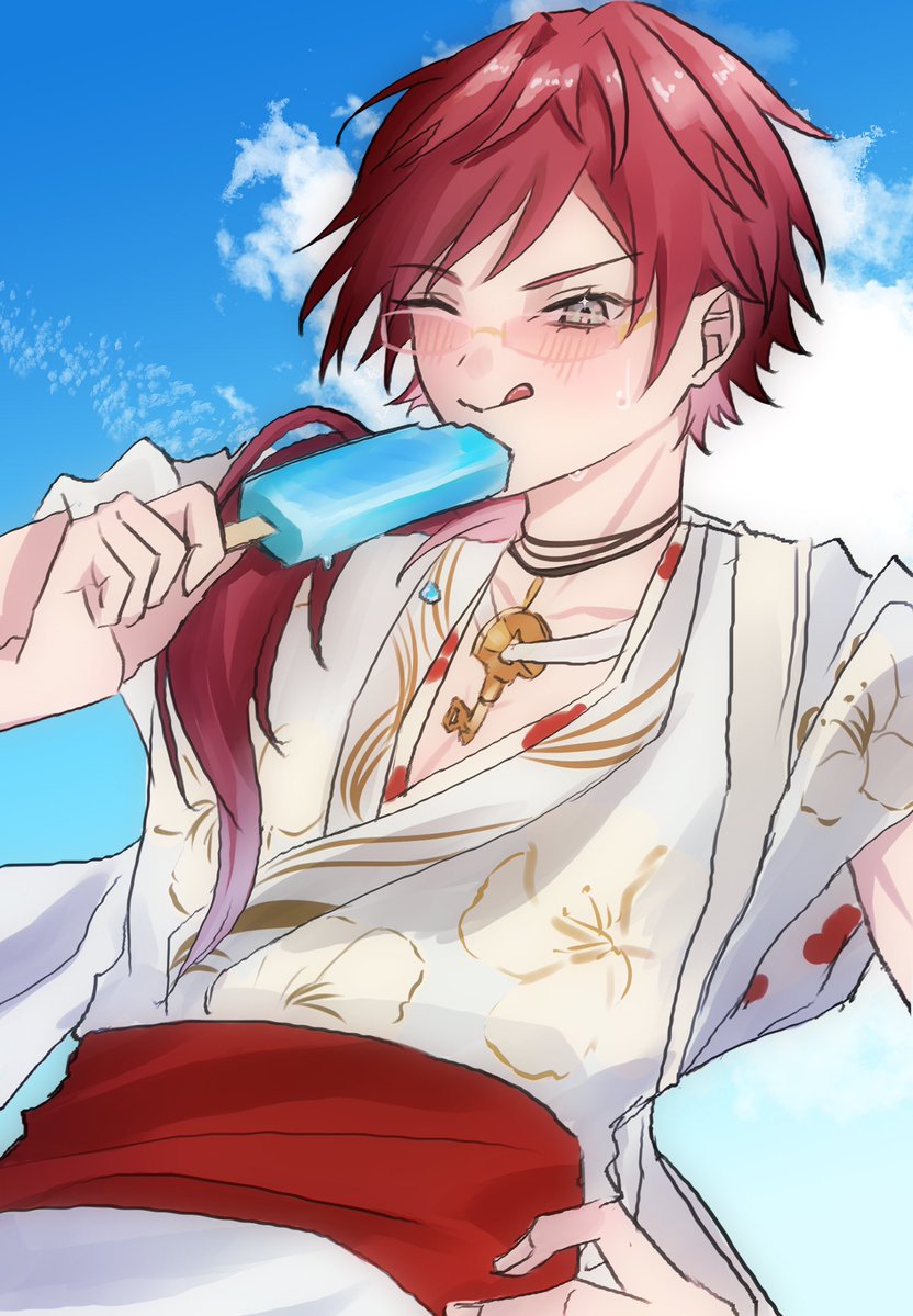 ux_xu_to_0906's tweet photo. 夏っぽい絵を描きたくて🧊❄️
 #イロ絵す https://t.co/7RZzdJtlML