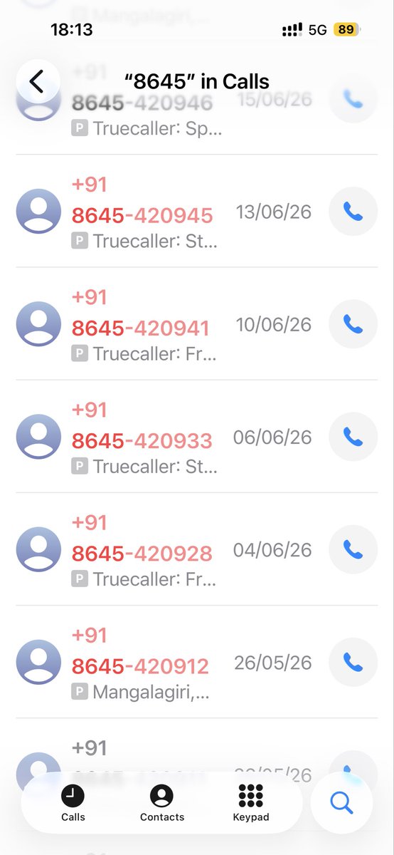 Swamii_says's tweet photo. Who the fooks are these people? Who is the telecom provider? Full on scam being facilitated…. 

And got bless any genuine subscribers who have the numbers in this series.

@DoPTGoI @SEBI_India https://t.co/2ux2QHUPov