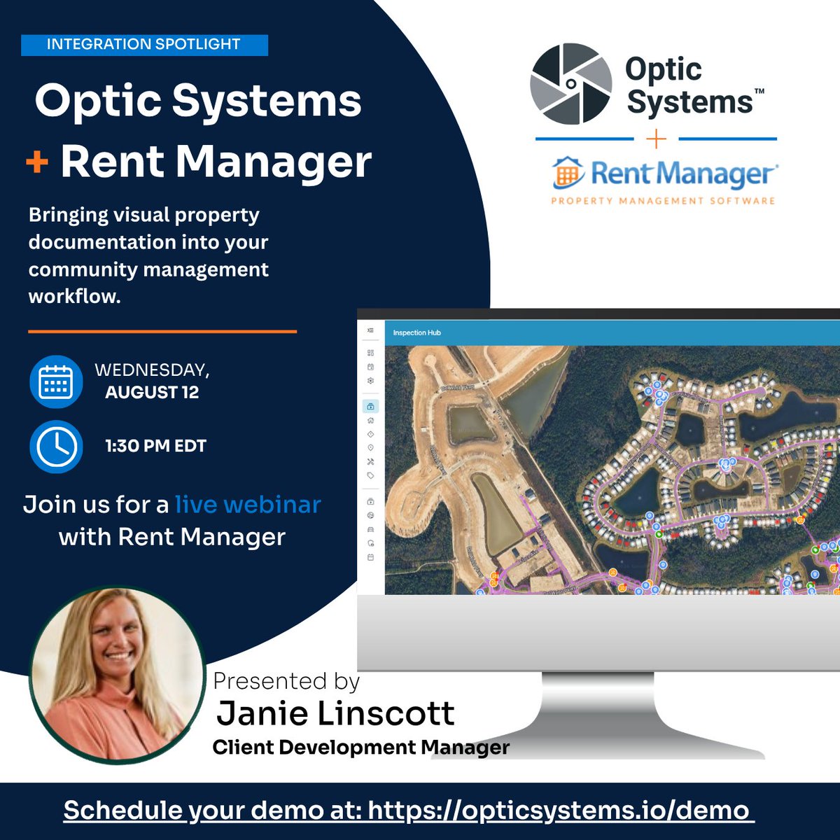 optic_systems's tweet photo. Optic Systems + Rent Manager 🔗

Join Janie Linscott for Rent Manager’s Integration Spotlight on Aug. 12 at 1:30 PM EDT.

Learn more: https://t.co/n8ZYDBQYFl

#OpticSystems #RentManager https://t.co/YvWPwTdjbJ