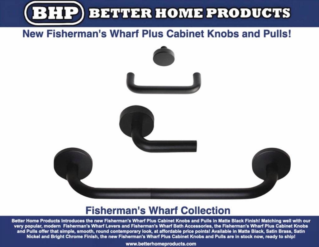 betterhomeprods's tweet photo. Better Home Products Introduces the new Fisherman’s Wharf Plus Cabinet Knobs and Pulls in Matte Black Finish!

https://t.co/2fCZm8vH3X https://t.co/i0l3pBOQWX