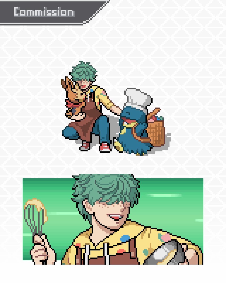 melpoli_98's tweet photo. Lowen from Fire Emblem. Made a group sprite of him with Lillipup and Munchlax and a vs portrait in Gen V Pokemon style. This is for LowenArchive! https://t.co/Jq8B250GXs