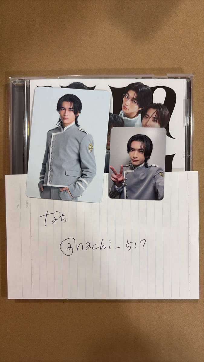 nachi_517's tweet photo. @akirakiran 検索から失礼します。
郵送で可能でしたら
こちらと吉田小、
FUMINORI大を
交換いただけませんか？ https://t.co/yhwSHk4krH