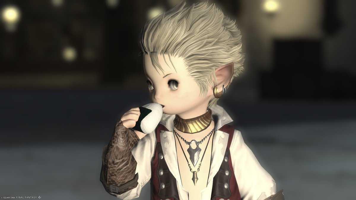 b2ff14you1's tweet photo. くまごろうさんがフレンドになりに来てくれました！

おにぎりとりんごもいただいてお腹いっぱいです🙏

#FF14フレンド https://t.co/88av5YE01s