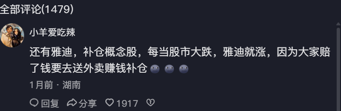 Tstadev's tweet photo. 笑死了
雅迪，补仓概念股，每当股市大跌，雅迪就涨，因为大家赔了钱要去送外卖赚钱补仓
分红中国大盘 https://t.co/iSXbNL3ASn