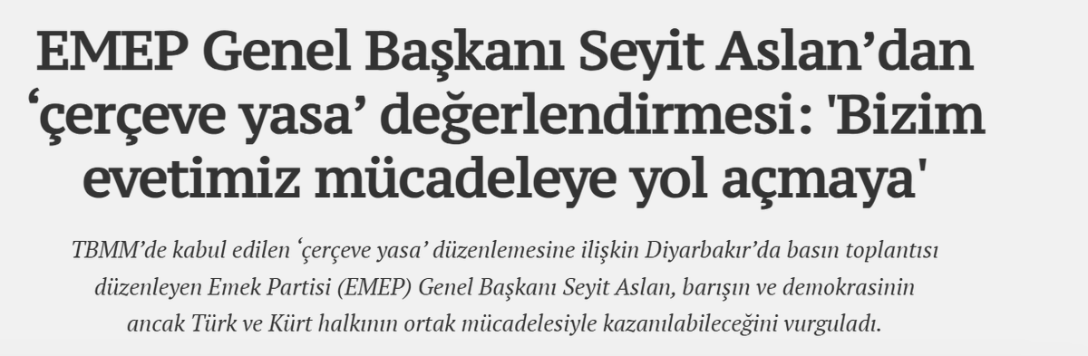 doganavciogluu's tweet photo. EMEP'i de unutmadık. Ergenekon zamanı EMEP, operasyonları aklamış ve "çetelerle hesaplaşmak boynumuzun borcu" demişti. 

Aradan 18 yıl geçti. AKP'ye can suyu olmaya, tuzlukla koşmaya devam eden solun misyon partilerinden EMEP, AKP'nin yasasına "evet" dedi. 

Şaşırtıcı mı? Değil. https://t.co/QxwKzcWeMw