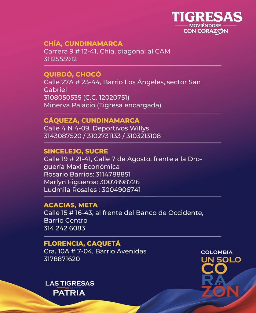 jrestrp's tweet photo. Hoy quiero invitar a todos los colombianos, junto a mi señora Tatiana Céspedes, a sumarse a #ColombiaUnSoloCorazón, la campaña liderada por la Primera Dama de la Nación, Ana Lucía Pineda, y las Tigresas de la Patria, para llevar ayuda y esperanza a las familias afectadas por el terremoto.

Aquí encontrarán las tres cuentas oficiales habilitadas para realizar sus donaciones. Cada aporte, sin importar su tamaño, puede convertirse en alimento, agua, abrigo y esperanza para quienes hoy más lo necesitan.

Porque cuando enfrentamos momentos difíciles, demostramos quiénes somos: un país que se une, que es solidario y que nunca abandona a los suyos. 

Somos Colombia, somos un solo corazón.