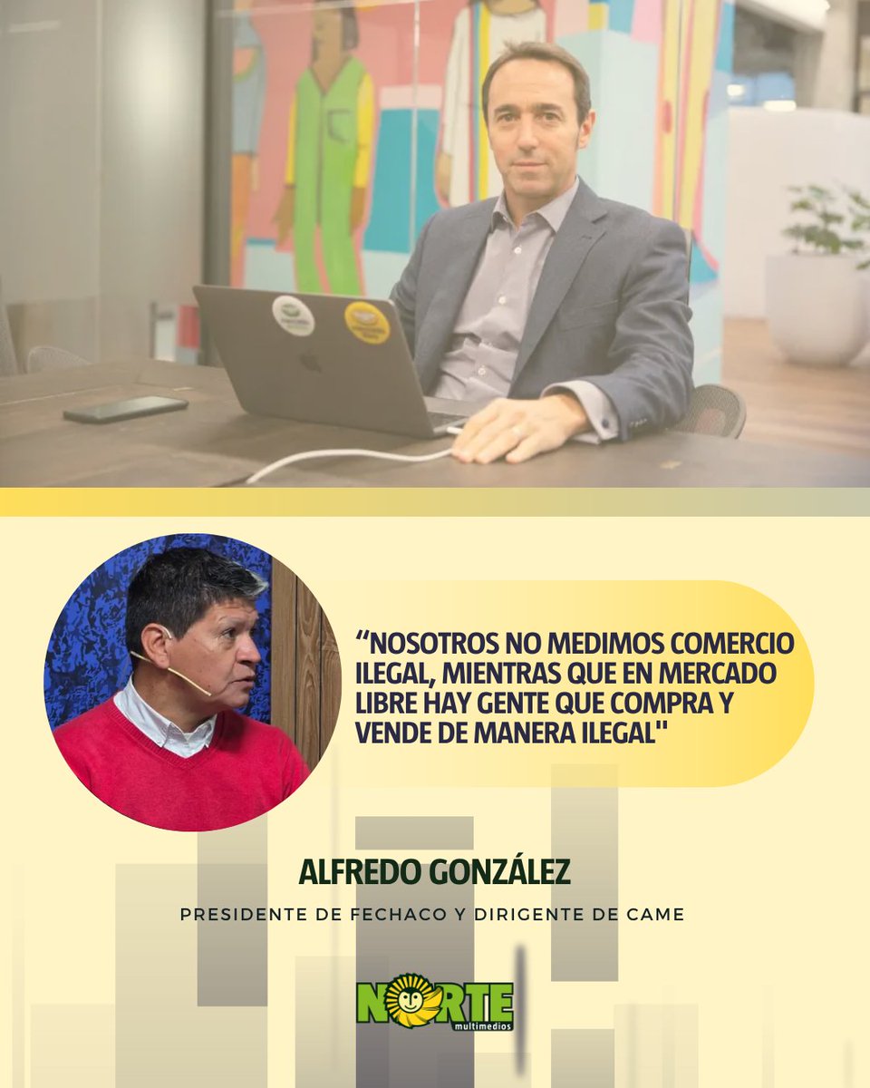 NorteDiarioCom's tweet photo. 🗣️El dirigente chaqueño defendió la medición mensual del comercio minorista y habló de Mercado Libre como una empresa "monopólica" y "subsidiada por el Estado", cuyos datos no representan la realidad federal.

📲 🌐 https://t.co/BHjpxLk5xv https://t.co/RovJ2ea9wF