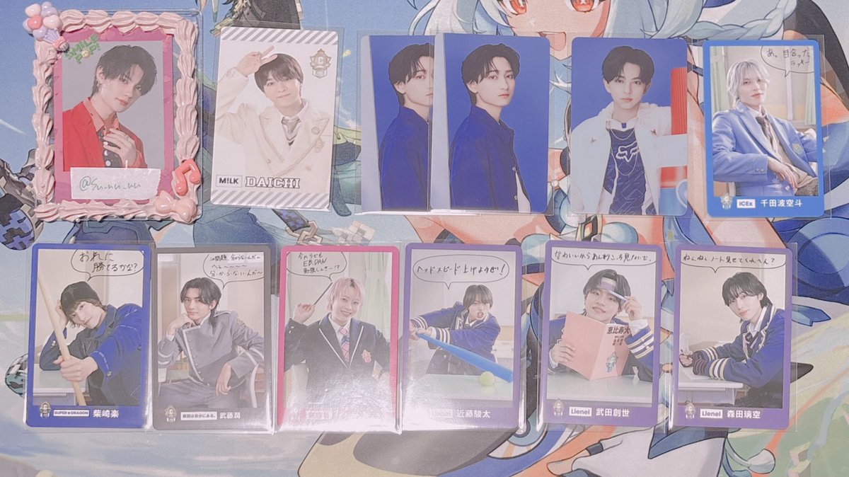 Su_uu_uu_'s tweet photo. 【交換】EBiDAN 15th Anniversary 15周年 オフィシャルグッズ POPUP ポップアップ ランダムトレカ 

譲:画像のもの
求:同異種 佐野勇斗 志賀李玖or定価＋送料

郵送のみ交換希望です
お心当たりありましたらお気軽にお声がけください https://t.co/ZzJX3KuTnt