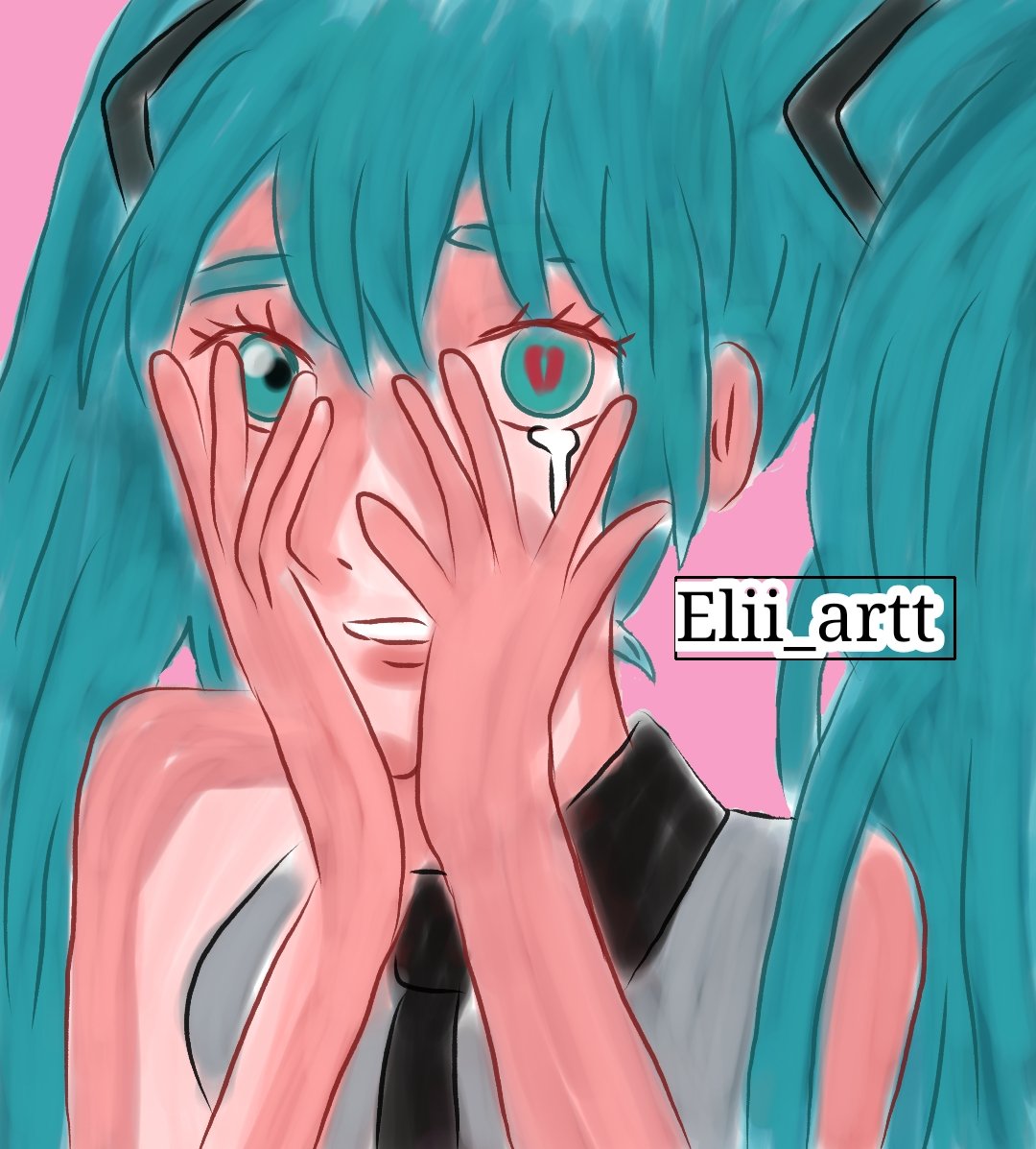 Lilith_745's tweet photo. #miku before / after https://t.co/GJo27CF3ki