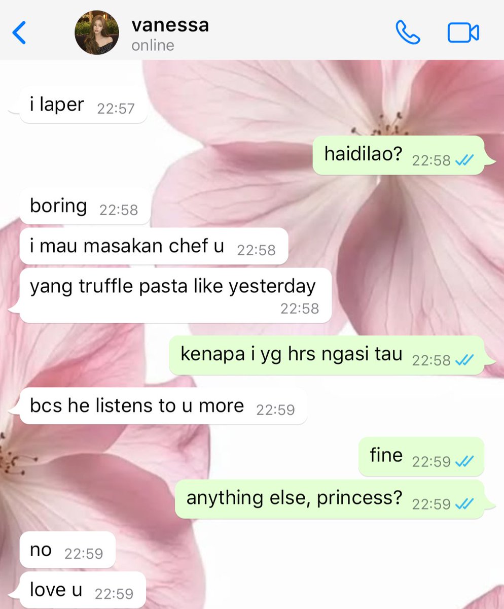 k1mjuuu's tweet photo. how isabelle flirts to vanessa // #nyutella https://t.co/Tv268XZMBt