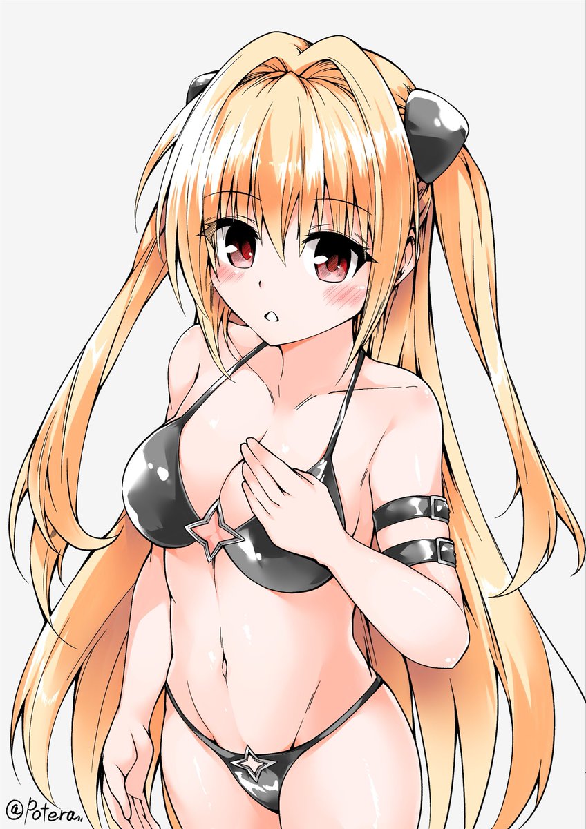 potera_art's tweet photo. 金色の闇　水着ver. https://t.co/LQb2dLirZM