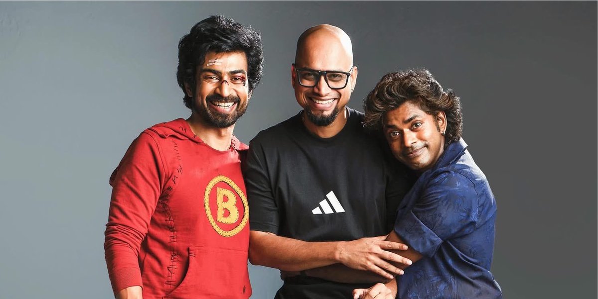 KollyStudio's tweet photo. #SuperHero — A powerful combination of Arjun Das × Sandy Master × Producer Sinish (Parking)! 🔥

A promising collaboration that’s all set to deliver something exciting! 💥🎬

#SuperHero #ArjunDas #SandyMaster #Sinish #Parking https://t.co/EICGW7G5ZY