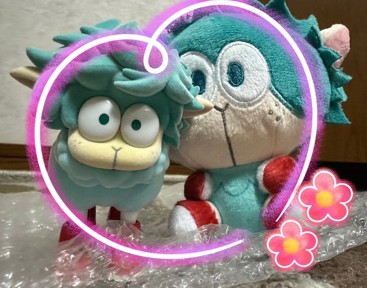 setsu_0113's tweet photo. ゲーセンでたまたま見かけたデクシープが可愛すぎてお迎えしちゃった🥰❤️
前にお迎えしたぬいと並べると最高に可愛いです🥹🫶💚💚💚 https://t.co/1ANV99V2AK