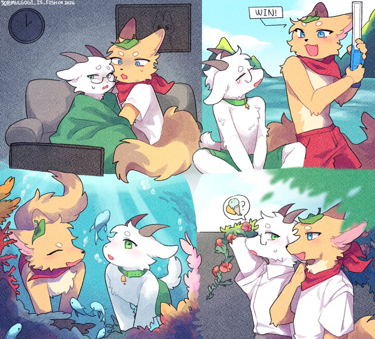 bcdisnothexa's tweet photo. 올 여름 즐겁게 보내고 계신가요?🐐🦊

🖌: @ MULGOGI_IS_FISH https://t.co/ZOeERVFne6
