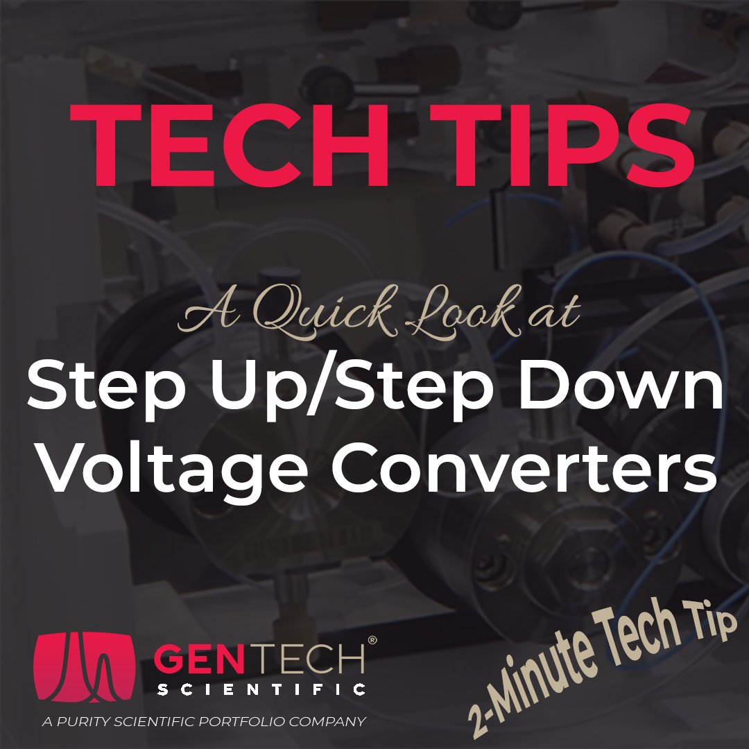 GenTechSci's tweet photo. Have you ever needed to convert equipment voltages to match the voltage available in your lab? See how a Step-Up / Step-Down voltage converter can be a big benefit in your lab: https://t.co/NCTMyFtjz8
#techtips #techtiptuesday #voltageconverter #voltagetransformer https://t.co/LxT3Q6Igxd