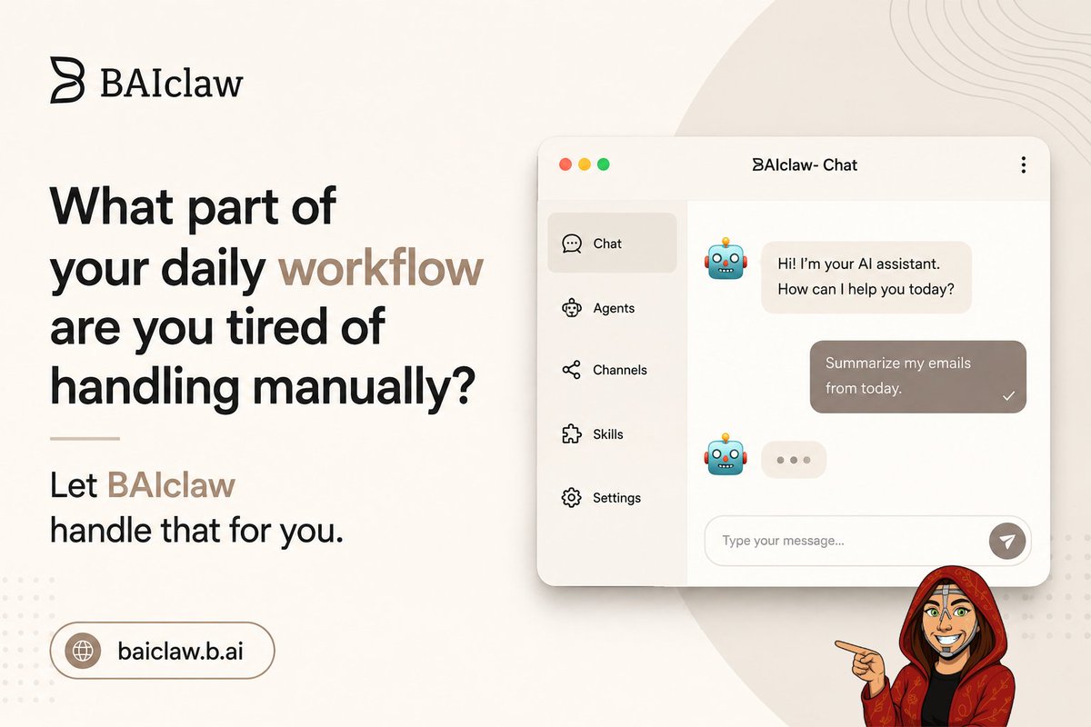 BAIclaw 让非技术用户也能定制自用AI智能体