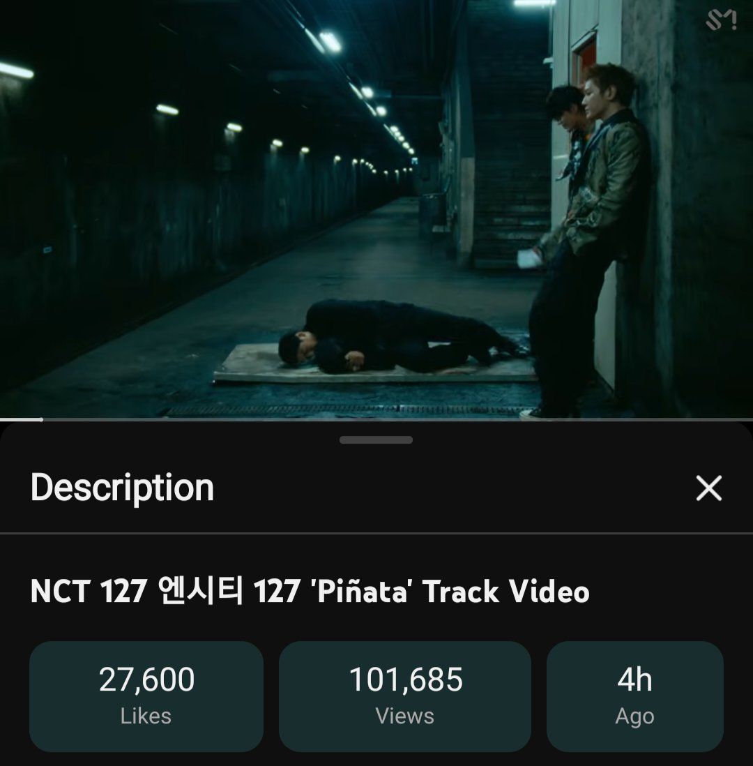 NCT127STRMth's tweet photo. 🪅 แสนแรกแตกแล้วค่า ❤️‍🔥❤️‍🔥❤️‍🔥 ทุกคนเก่ง ๆ มากเลยค่ะ 🤩 แต่เรายังไปกันต่อนะคะ คืนนี้ยาว ๆ เลยยยยยย

ใครที่กำลังกลับบ้าน เปิดเพลงนี้ระหว่างที่นั่งรถกันด้วยน้า อย่าเผลอโยกหัวไม่หยุดกันล่ะ 👀

260811 – 8:00PM
101,685 views
27,600 likes

(https://t.co/8ZqEbw3zia)

#NCT127 #NCT127_Piñata 
@NCTsmtown_127