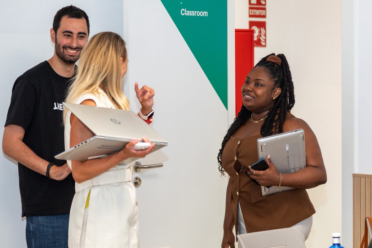 EU_group's tweet photo. From digital connections to real-world experiences 🇪🇸💻

Our MBA Digital Campus students recently came together in Barcelona for an On-Campus Week filled with connection, collaboration and cultural exchange. 🌍 https://t.co/cFy8LeQIla