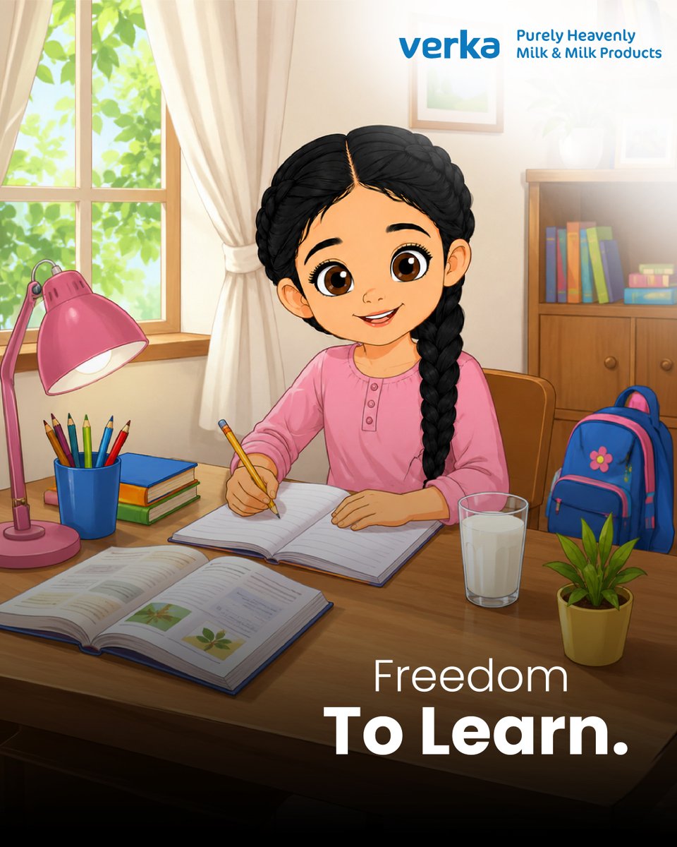 Verka_Coop's tweet photo. Freedom is the power to dream, learn and become who you’re meant to be.

This Independence Day, let’s celebrate the freedom to learn, explore, and build a stronger tomorrow one lesson at a time.

Happy Independence Day!

#HappyIndependenceDay #FreedomToLearn #Verka #IndependenceDay #VerkaMilk #PurelyHeavenly
