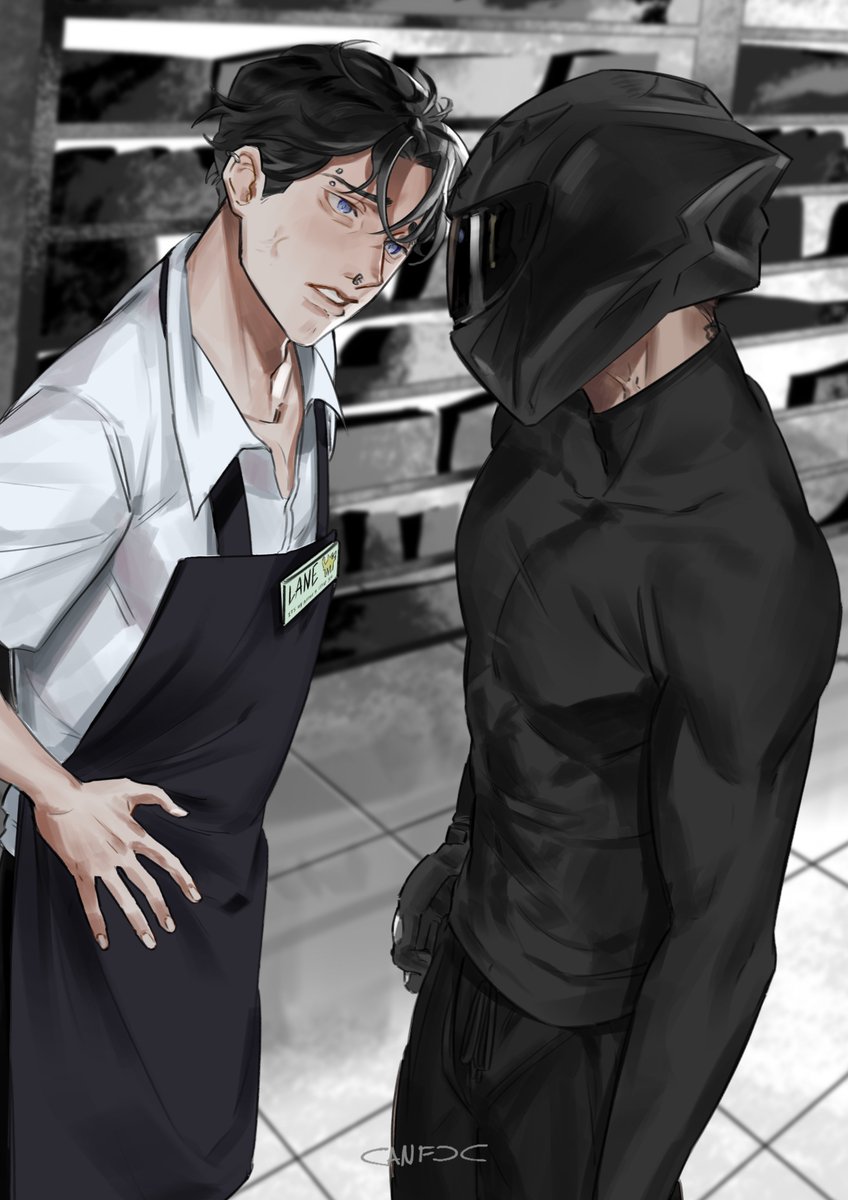 A_NiceFish's tweet photo. Here's the art from the animation 😝🤘

#BBD #BigBadDogs #VisualNovel #BB #Lane https://t.co/RSIAsDSfDQ