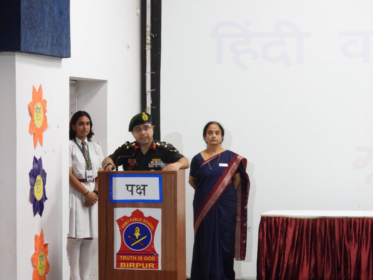 Apsbirpur's tweet photo. Army Public School, Birpur, Dehradun hosted the Cluster–III Debate Competition on “In the Age of AI, Human Values Have Been Reduced to Mere Questions.” Students from 8 schools showcased remarkable reasoning, confidence and eloquence.
#Debate Competition 
 #HumanValues #APSBirpur https://t.co/6zvLcmOo52