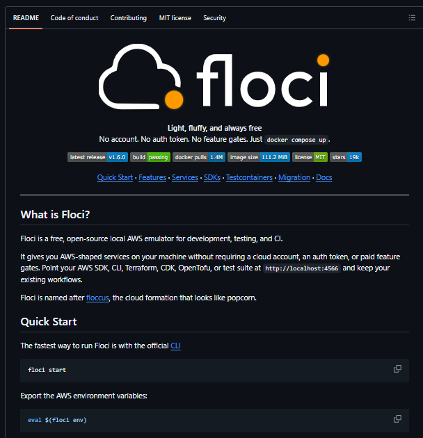 josesilesdata's tweet photo. ADIÓS a pagar por AWS solo para practicar!!

Puedes tener AWS ENTERO en tu portátil.

- Gratis.
- Sin tarjeta 
- Sin cuenta

Se llama Floci.

Tienes 69 servicios de AWS en localhost:4566.

- S3
- EKS
- IAM
- Athena
- Lambda
- DynamoDB
- API Gateway
- Step Functions

Y muchos más!

Lo bueno es que no emula de mentira:

- RDS levanta un Postgres real
- EKS un Kubernetes real.

Contenedores de verdad donde importa.

Arranca en 24 ms.
La imagen pesa 90 MB.
Ocupa 13 MiB en reposo.

MIT. Sin token. Sin cuenta. Sin feature gates.

Ojalá haber tenido esto cuando era estudiante!

Repo en el primer comentario 👇