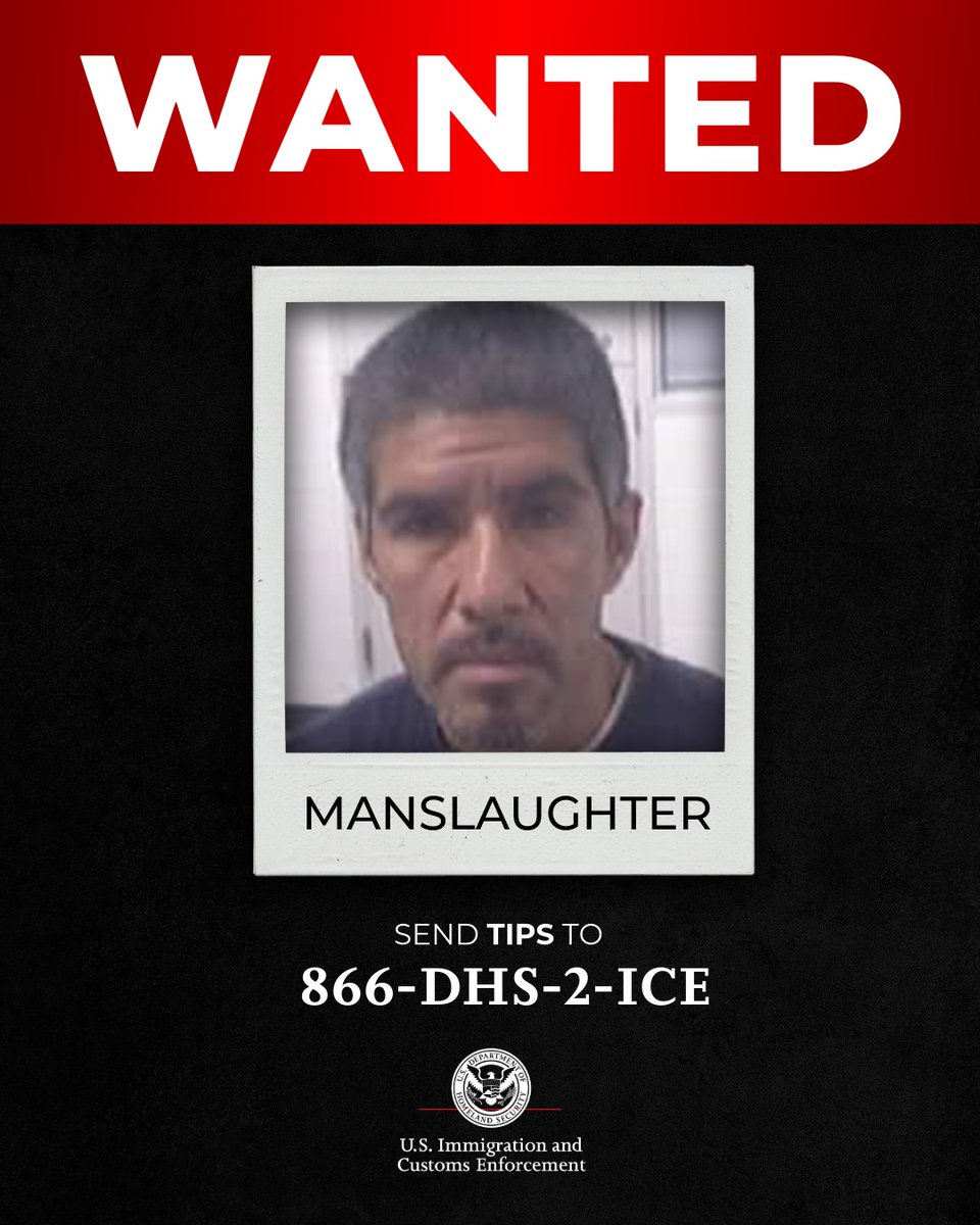 HSI_HQ's tweet photo. Jesus Maltos-Chacon is a Mexican criminal illegal alien wanted for homicide and vehicular manslaughter in the death of 20-year-old Blake Zieto in Baton Rouge, LA.

He has previous convictions for DUI and assault and an October 2006 deportation order. https://t.co/EneYYaegGe