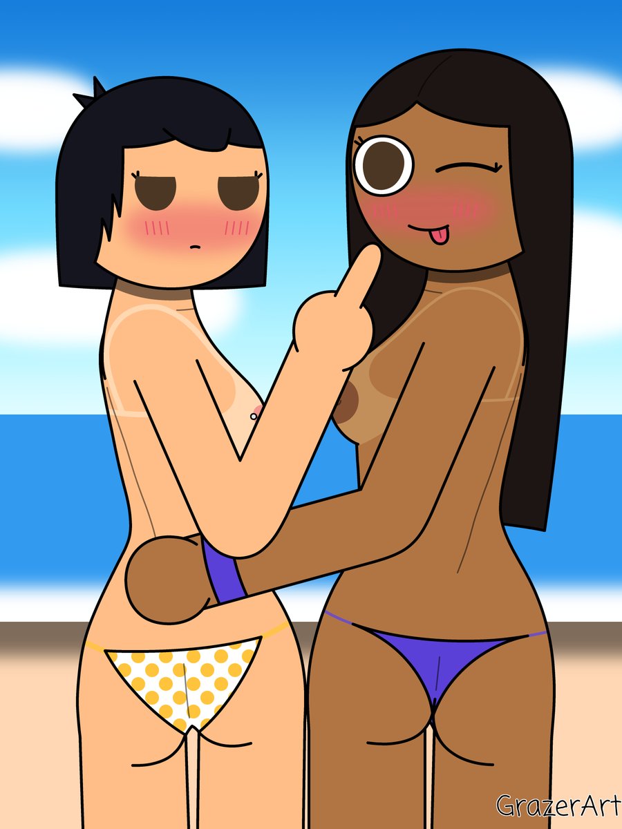 GrazerArt's tweet photo. [NSFW] Wendy y Laura en la playa #NSFW #OC

Versión sin censura https://t.co/1v7jUFqmur