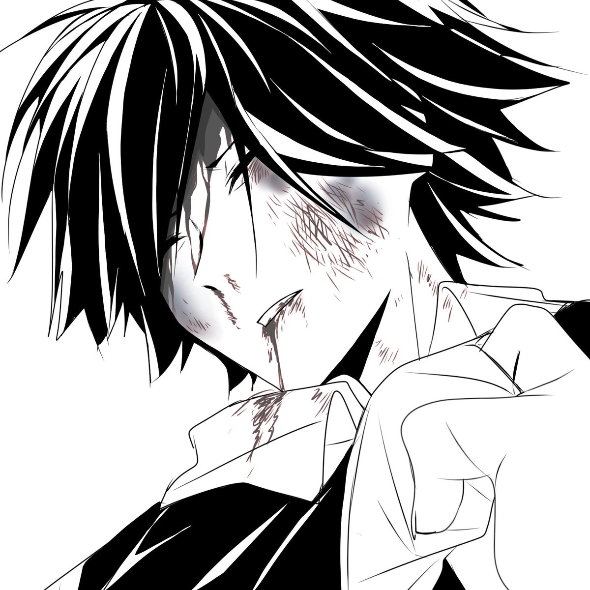 hachimekanranko's tweet photo. 战损 https://t.co/BBjmKQh3Xq