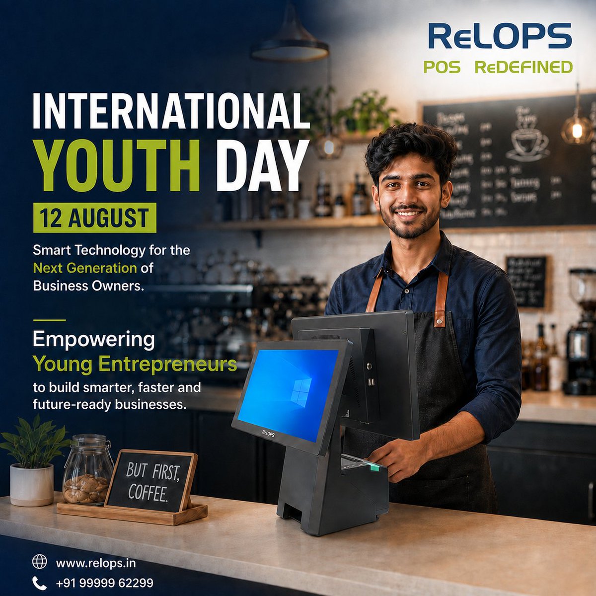 RelopsIndia's tweet photo. Celebrating the energy, ideas and ambition of young entrepreneurs this International Youth Day! With smart technology and the right tools, the next generation is building faster, smarter and future-ready businesses. ReLOPS is proud to power their journey.

#InternationalYouthDay https://t.co/wNggQtuXj2