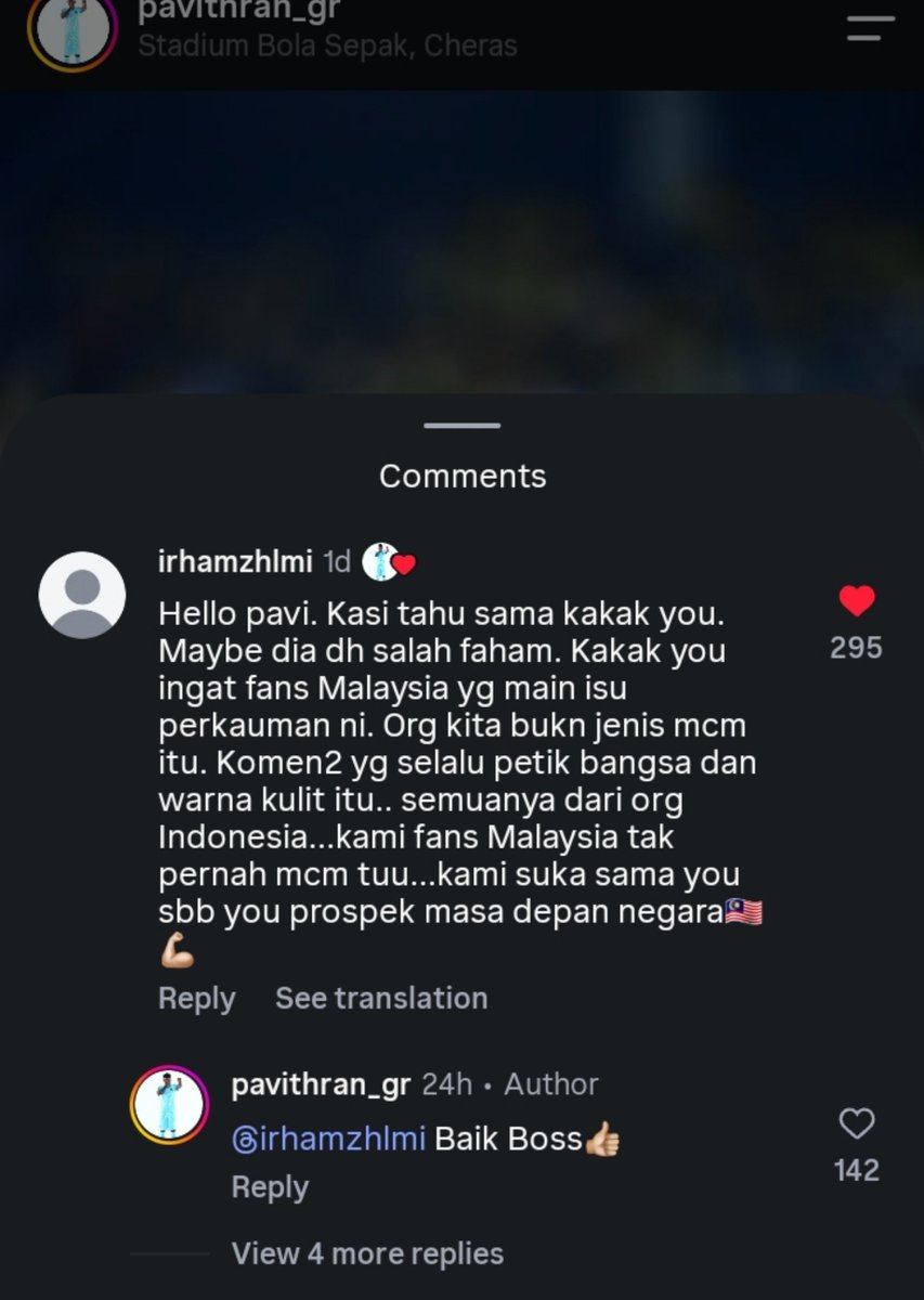 rajjjjjj69's tweet photo. Saw this on Instagram post then went to his account and Asean page

Feel bad for the sister and player themselves because they actually thought our people were hurling racial slur to them when it was dumb low iq indogs who were doing it all over social media https://t.co/cv6qDC36g3