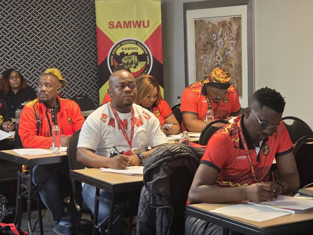 _cosatu's tweet photo. #SAMWU elects a national young worker's structure to led campaigns affecting employed youth in the municipal sector
@Newzroom405 #ClassWar #YoungWorkers #ClassStruggle https://t.co/ti8LmlaF8h