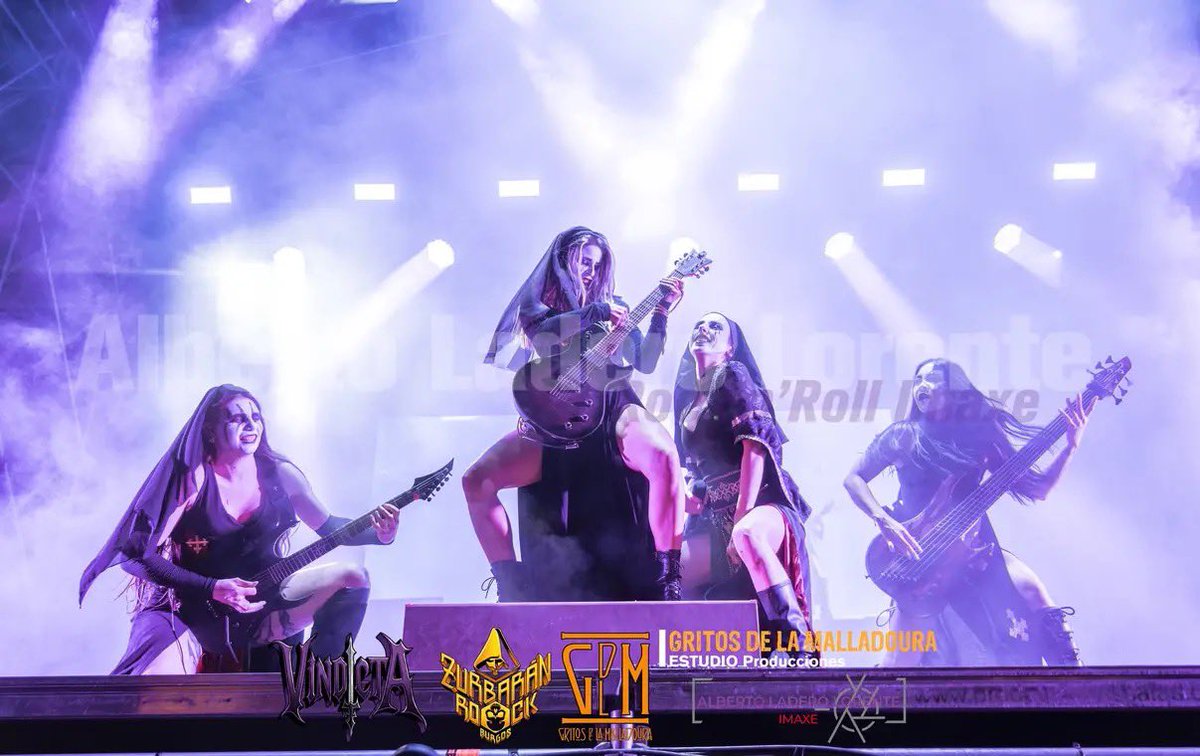 VINDICTA_CVLT's tweet photo. Rusalka, Lamia, Lilith, and Medea at Zurbarán Rock Burgos 2026

📸 Alberto Ladero Lorente

🔗 https://t.co/SyGrnSLy3G https://t.co/qpwVen24AO