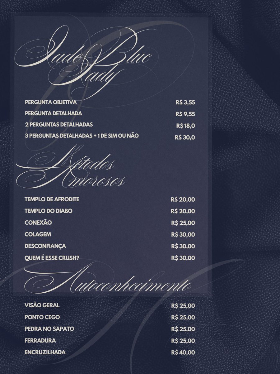 OraculodaJade's tweet photo. !  Segue o catálogo e as orientações sobre os atendimentos
Mesa aberta o dia todo
Pergunta detalhada por R$ 9,55
atendimento online e imediato
contato: https://t.co/pwShec18nq?….

mesa aberta #tarot #tarô tiragem #oráculo baralho #cartomante #taróloga leitura cartas loa lds https://t.co/nzeJHPJamk