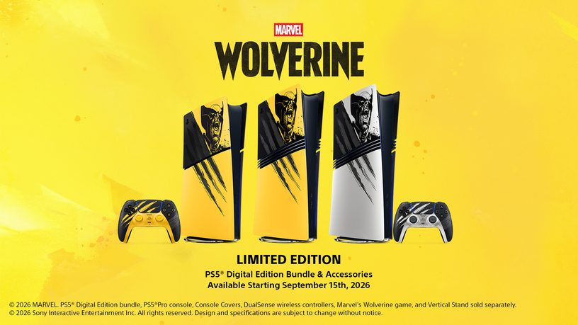 Toadsanime's tweet photo. Sony has revealed its Marvel's Wolverine Limited Edition PS5 + DualSense controllers. 

Unsurprisingly, the PS5 does not include a disc drive option.

https://t.co/PCKKhNEiV7 https://t.co/1cFhOWkC3x