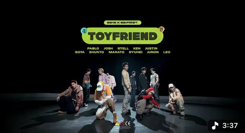 AtinThailand's tweet photo. Super pop, super fun, and super cute MV 💙

SB19 x BE:FIRST 'TOYFRIEND' MV OUT NOW 🕹🧸

Watch here: https://t.co/v5HeOm6Dqw

SB19xBEFIRST TOYFRIEND MV
@SB19Official #SB19
#SB19xBEFIRST_TOYFRIEND https://t.co/m2bsRz9HiC