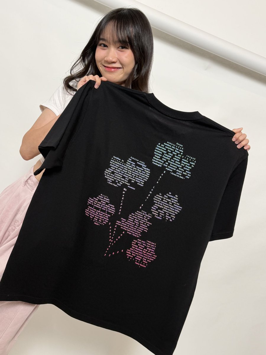 KLP48official's tweet photo. Special announcement! 
HEAR YE HEAR YE, let's all take a look at the KLP48 2nd Anniversary Limited Edition Merchandise! 🍀🌷 https://t.co/olbJtgTXl8