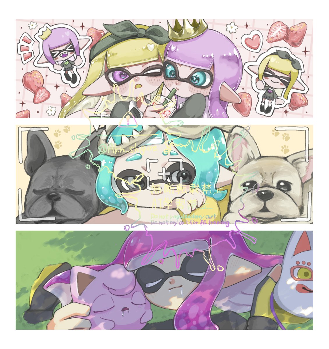 Akn_shigure2's tweet photo. タグ失礼します〜

アカウント作ったばかりですが、🦑中心に広場&amp;よその子イラスト描いています❣️

♻️🩷全反応巡回し気になった方無言フォローにてお迎えさせていただきます。

よろしくお願いします🙇

#スプラトゥーン絵描きさんと繋がりたい https://t.co/jK2eUmdwlv