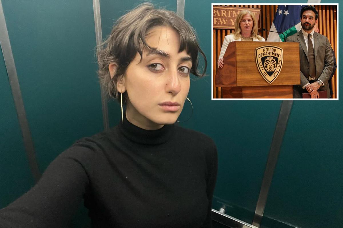 nypost's tweet photo. Confusion as NYPD denies City Hall claim Mamdani's wife Rama Duwaji will get police escort on Syria, Lebanon trip https://t.co/okGdWN1v6E https://t.co/EYrSXkoBuw