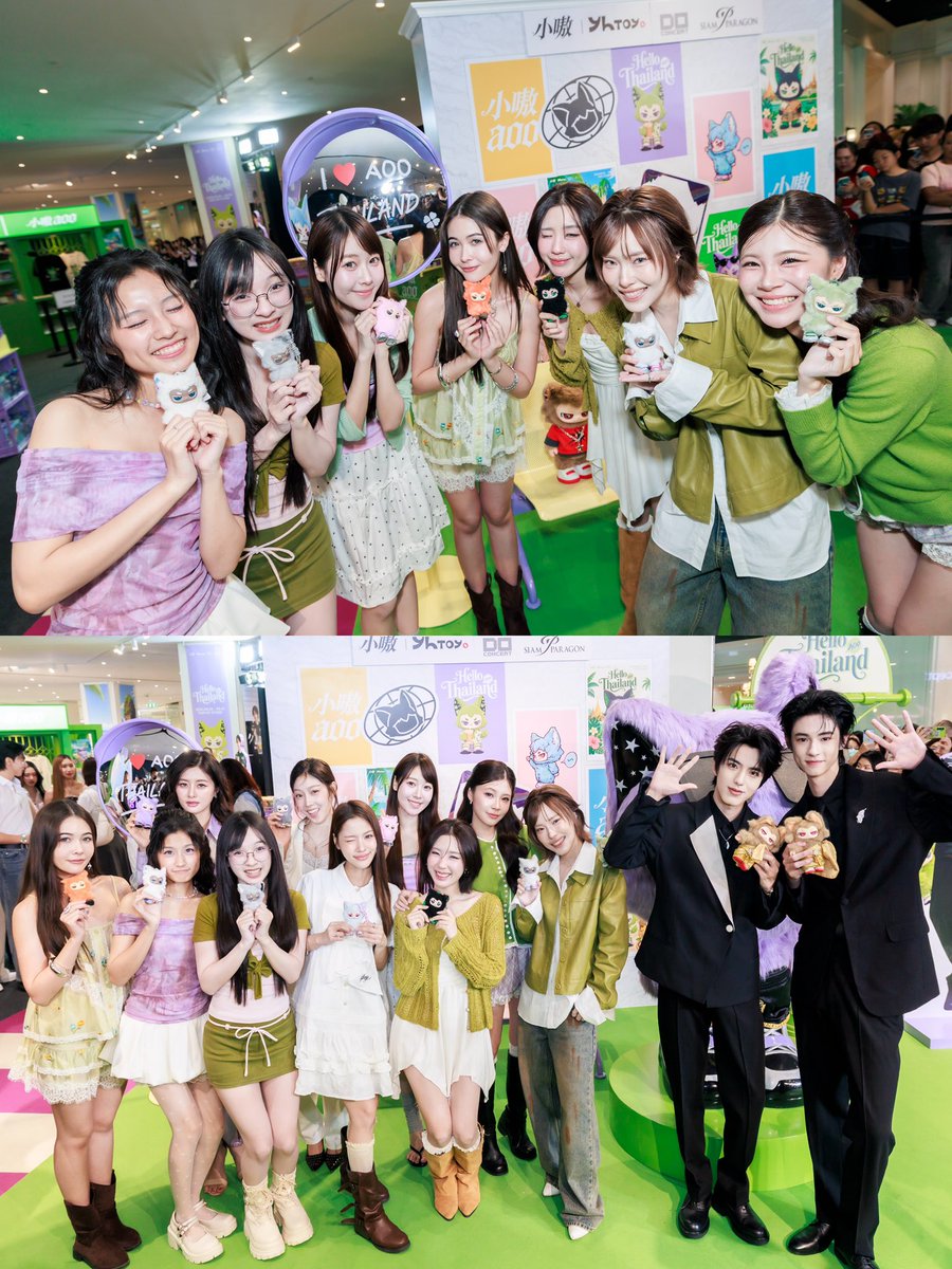 Niky_Thaifan's tweet photo. [ 📸 youknowinever_ : IG/FB ]

I ❤️ AOO
#小嗷AOO #AOOHelloThailand #AOO_PopUp_Thailand
#doconcert #SiamParagon

#NiKYWarinrat #NikyEngland https://t.co/LUK8NLIHFy